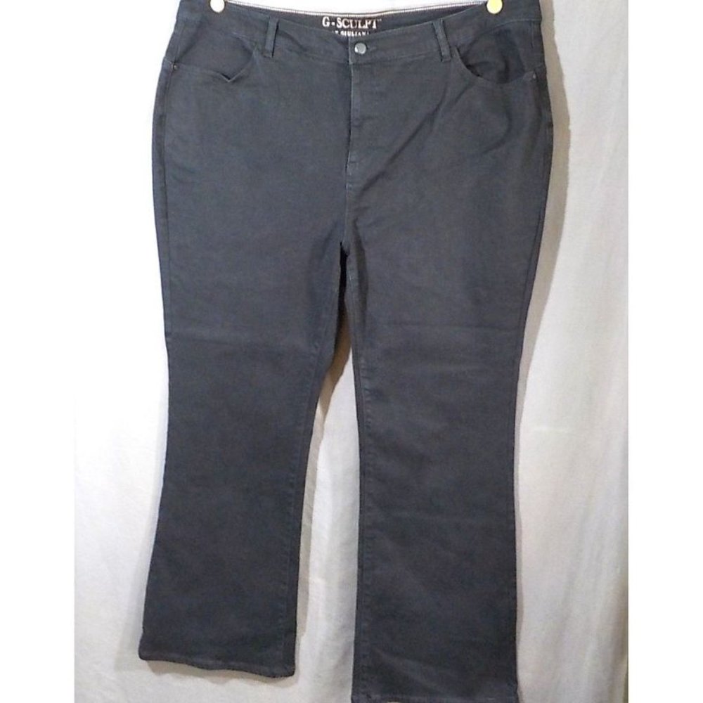 G-Sculpt/G By Giuliana 405 True Black Wash Boot Cut Jeans Plus 22WP | NWT